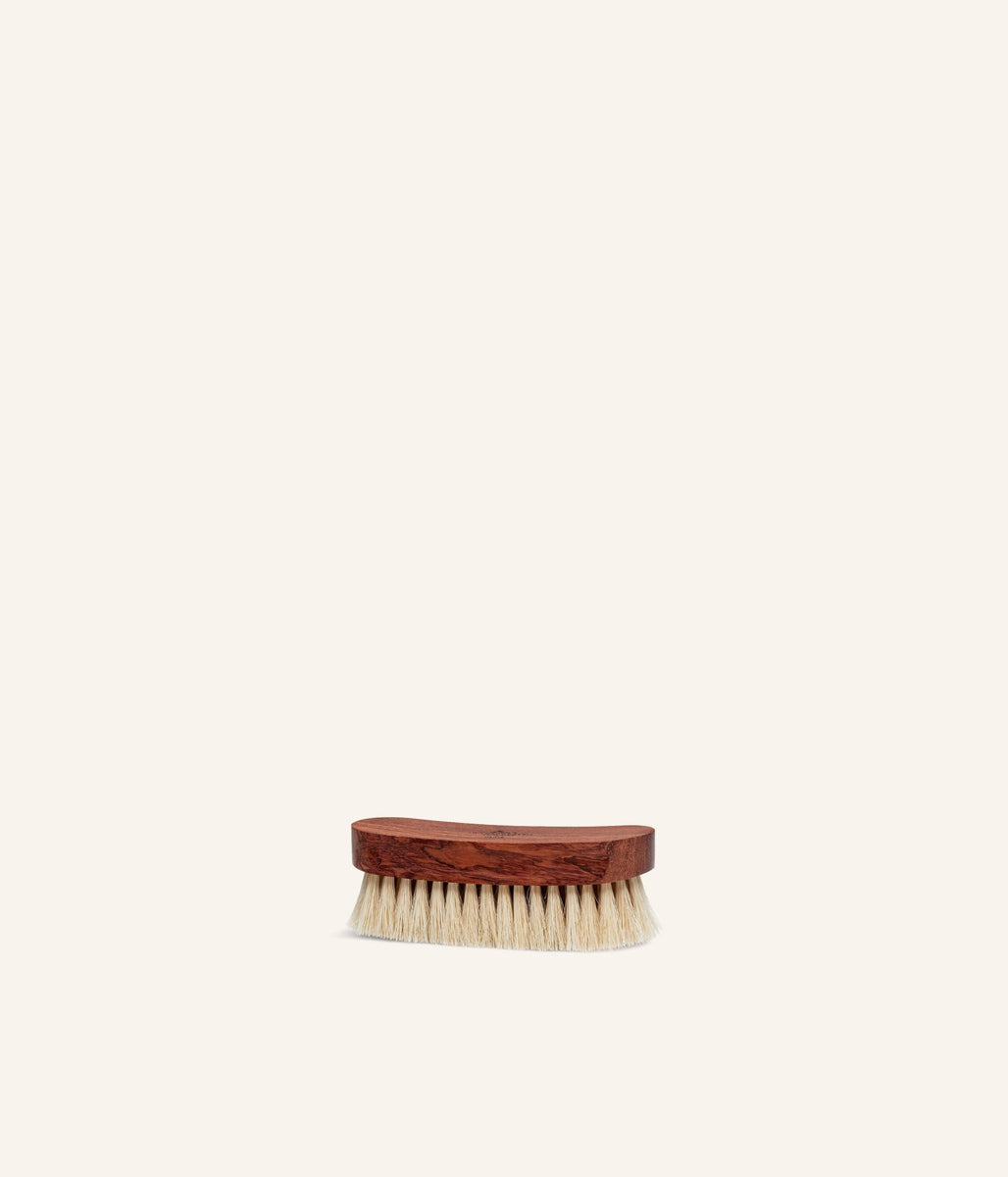 Brosse à Vêtements Vintage En ébène Et Crin De Cheval - Longueur 14,5 Cm - Origine Royaume-Uni - Occasion
