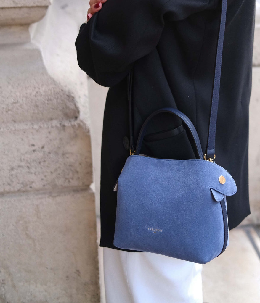 Mini Swann | Suede Jeans - Fleuron Paris